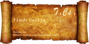 Tisch Csilla névjegykártya